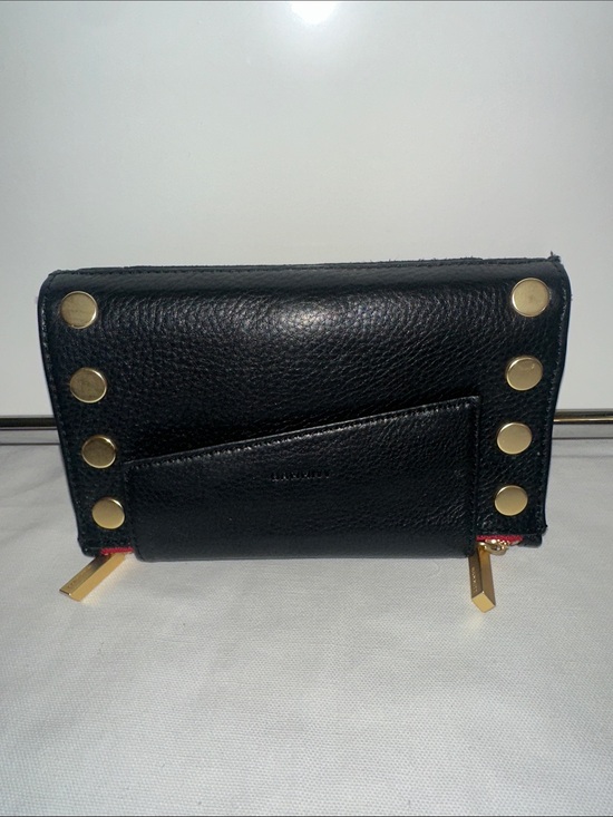 Hammitt Handbags - Hammitt Levy in Black/ Brushed Gold Red Zip